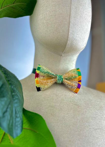 Luxury Ankara Kente bow set