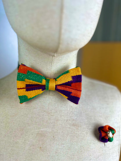 Simple Kente bow set