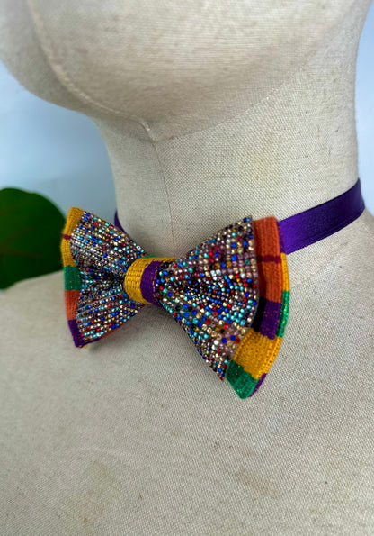 Woven Kente luxury bow set