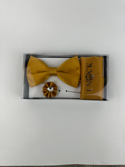 Satin Bow tie set